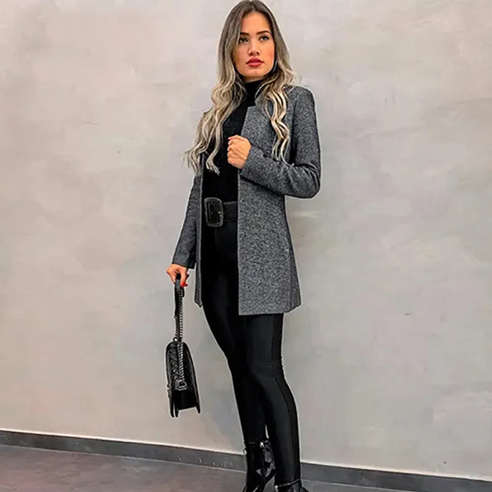 Stylish Long Sleeve Outwear Coat