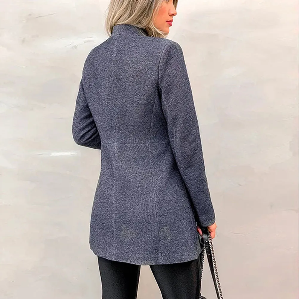 Stylish Long Sleeve Outwear Coat