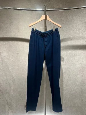 Summer Mindset Cotton Pants - Mid Blue