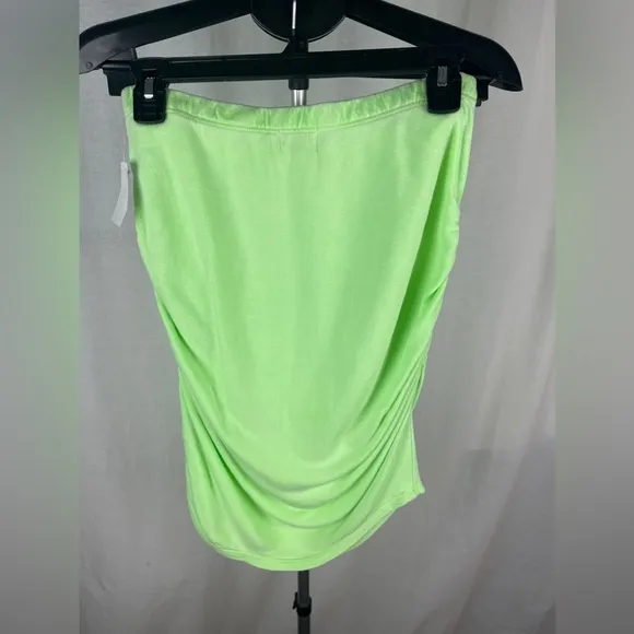 Sundry Womens Ruched Mini Green Pencil Skirt Size 2 (XS) NWT