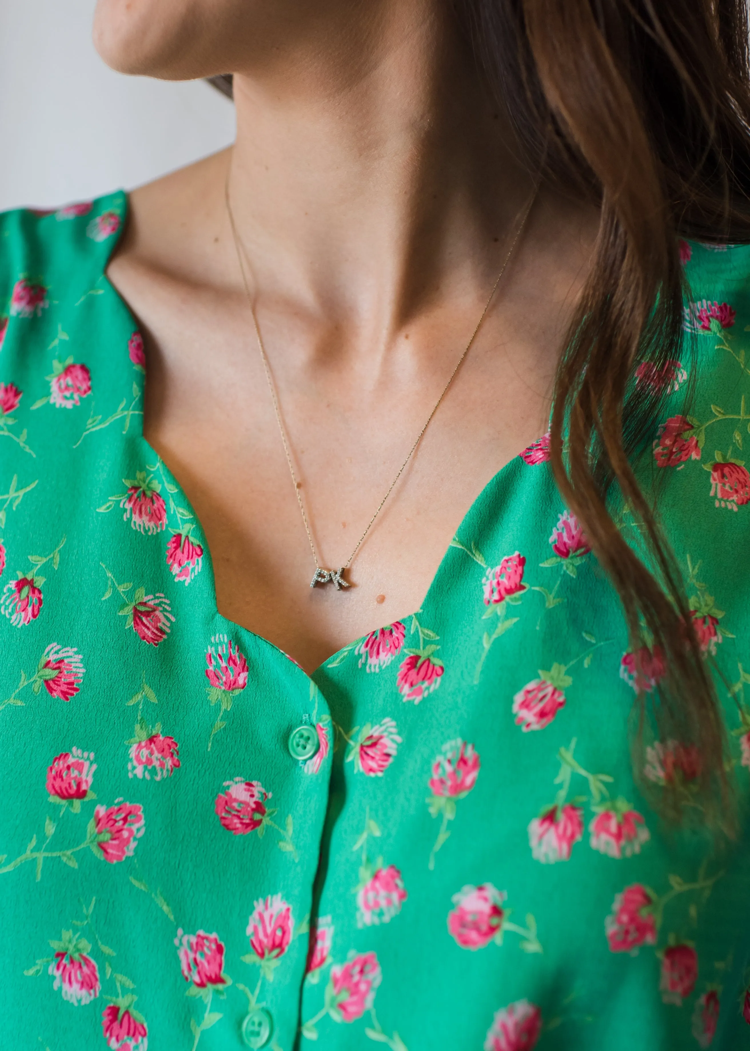 Sunshine & Scallops Kelly Green Blouse