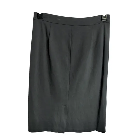 T Tahari Grey Tummy Control Pull On Pencil Skirt M