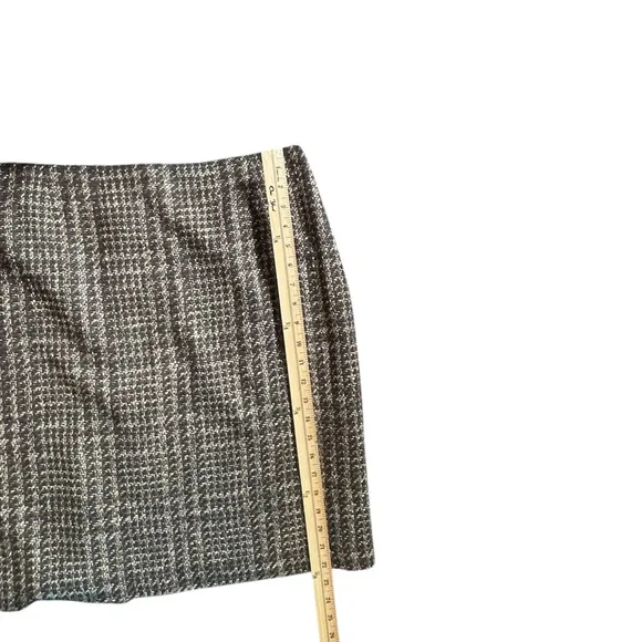TAHARI ASL Brown/Green Boucle Woven Pencil Skirt - Size 14