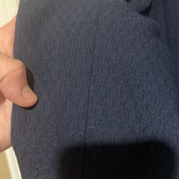 Tahari ASL Navy Jacket Blazer Petite