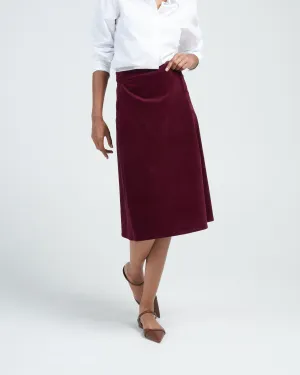 tailored skirt - raspberry bordeaux