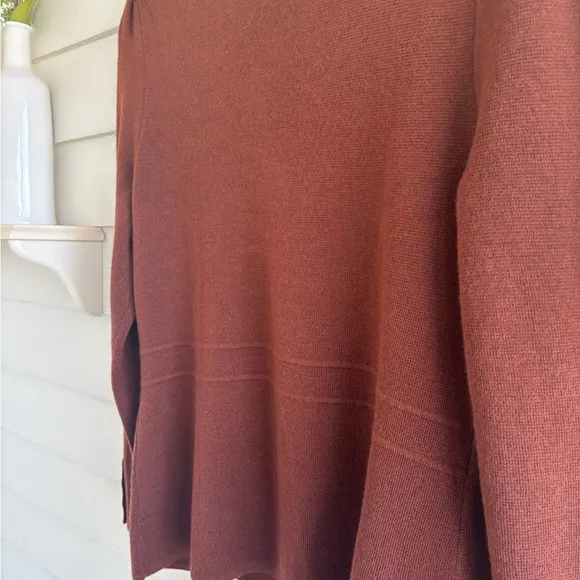 Talbots Pure Merino Wool Sweater Blazer Jacket Size Medium