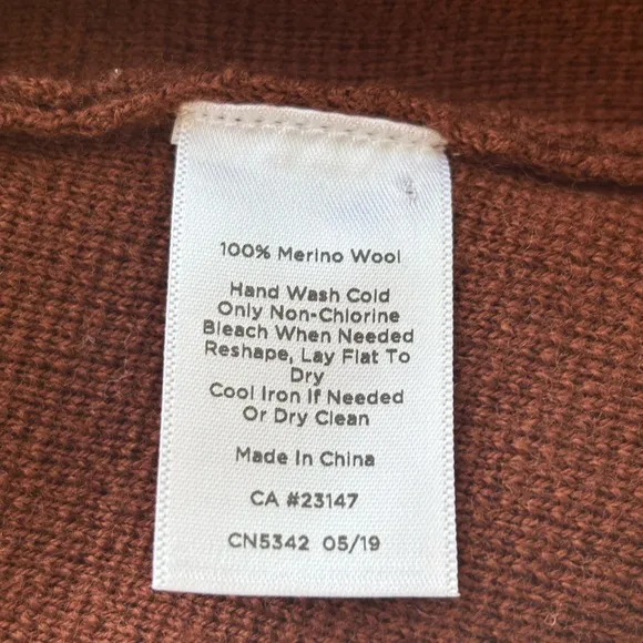 Talbots Pure Merino Wool Sweater Blazer Jacket Size Medium