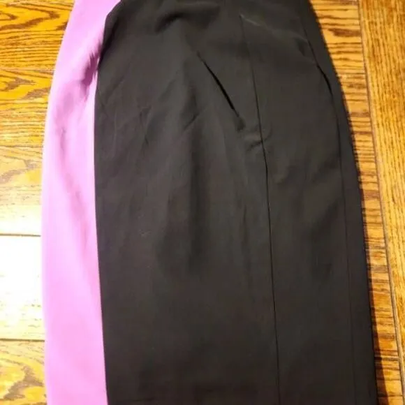 Ted Baker London Martya Zip Front Colorblock Pencil Skirt Size 2 (US 6)