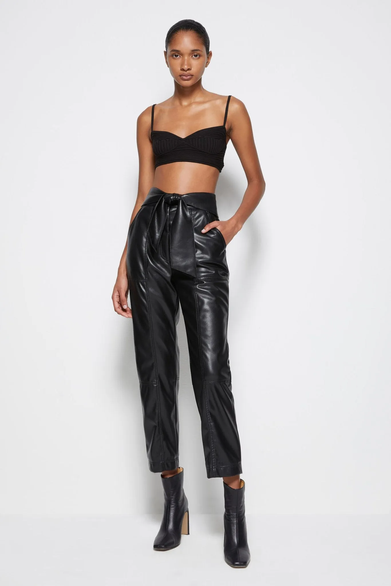 Tessa vegan leather pants