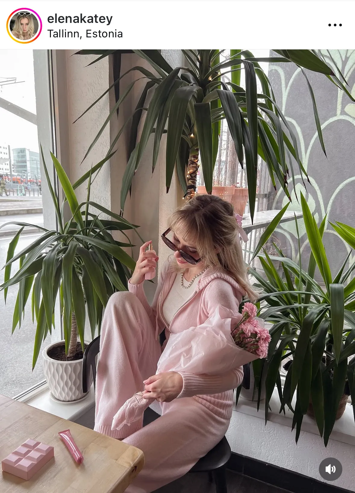 That Girl Rib Knit Set (Baby Pink)