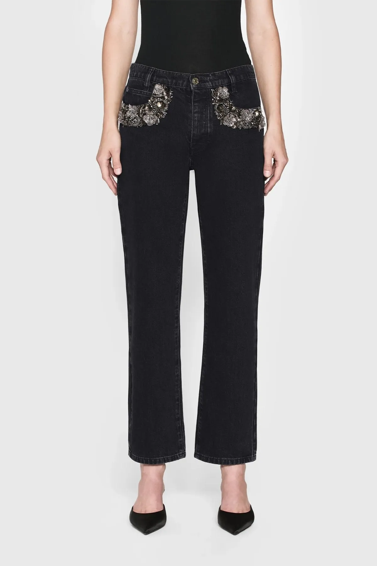 The Atelier Beaded Straight in Portia