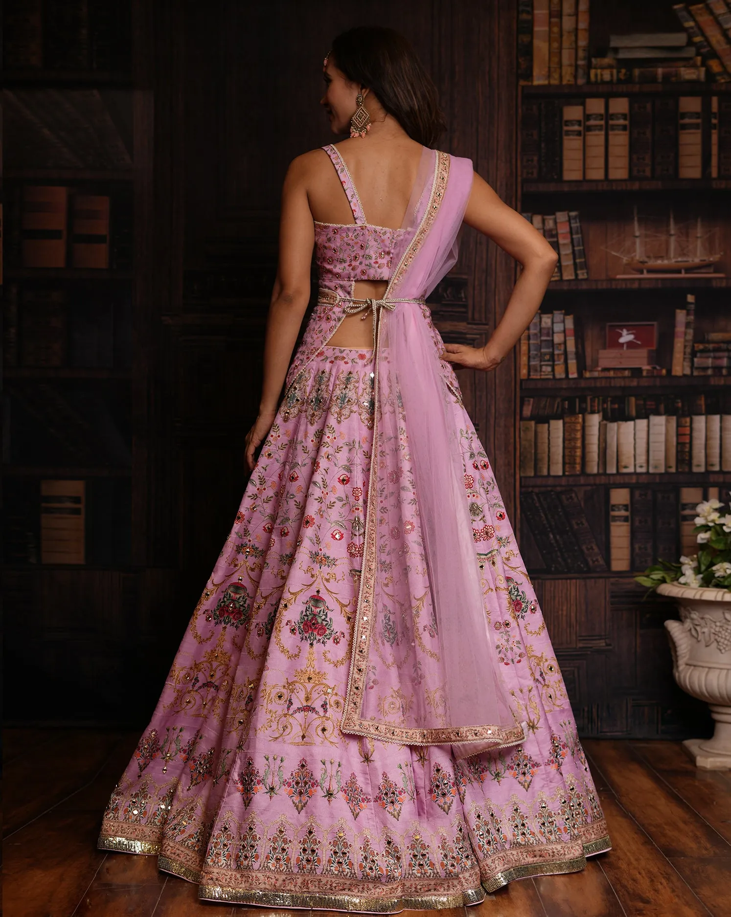 The Embroidered Lilac Paradise