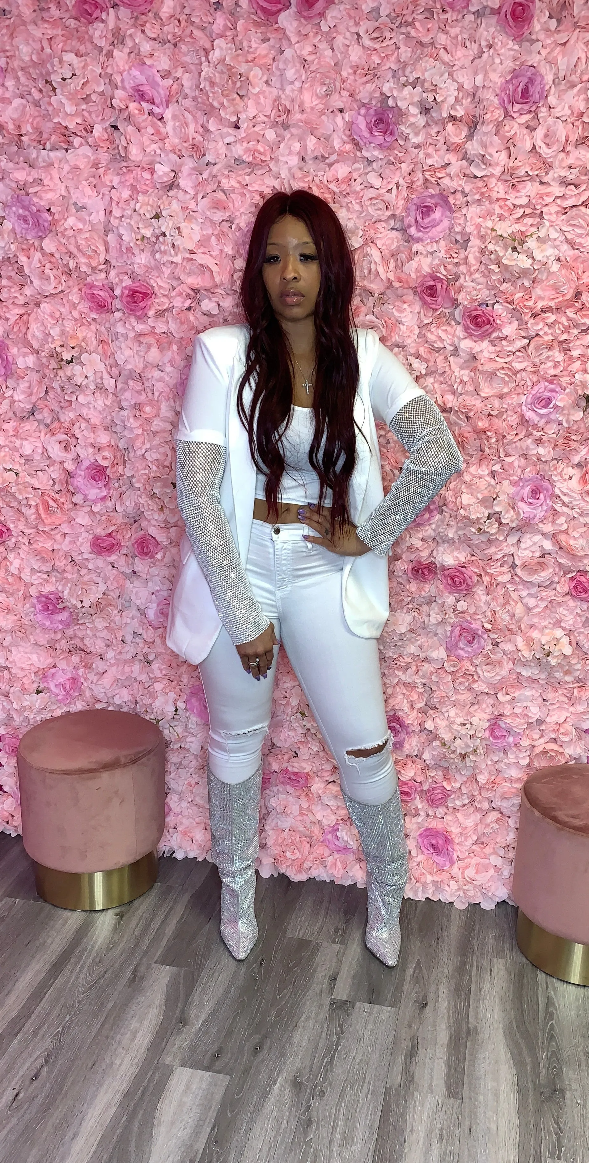 The Miss Bling Jacket (White)
