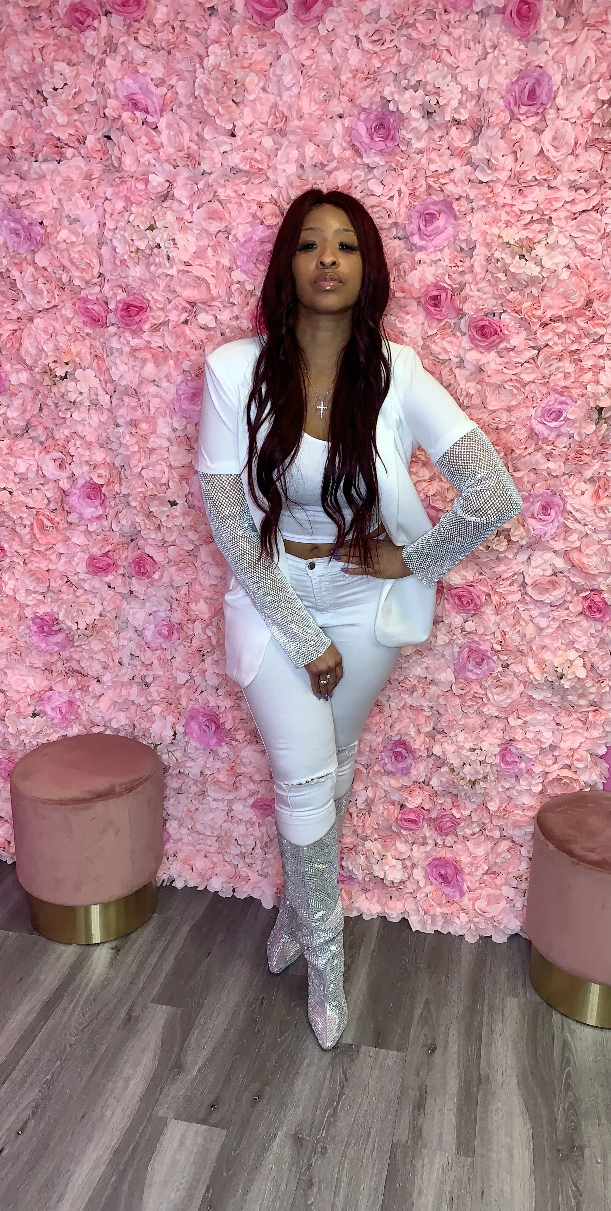 The Miss Bling Jacket (White)