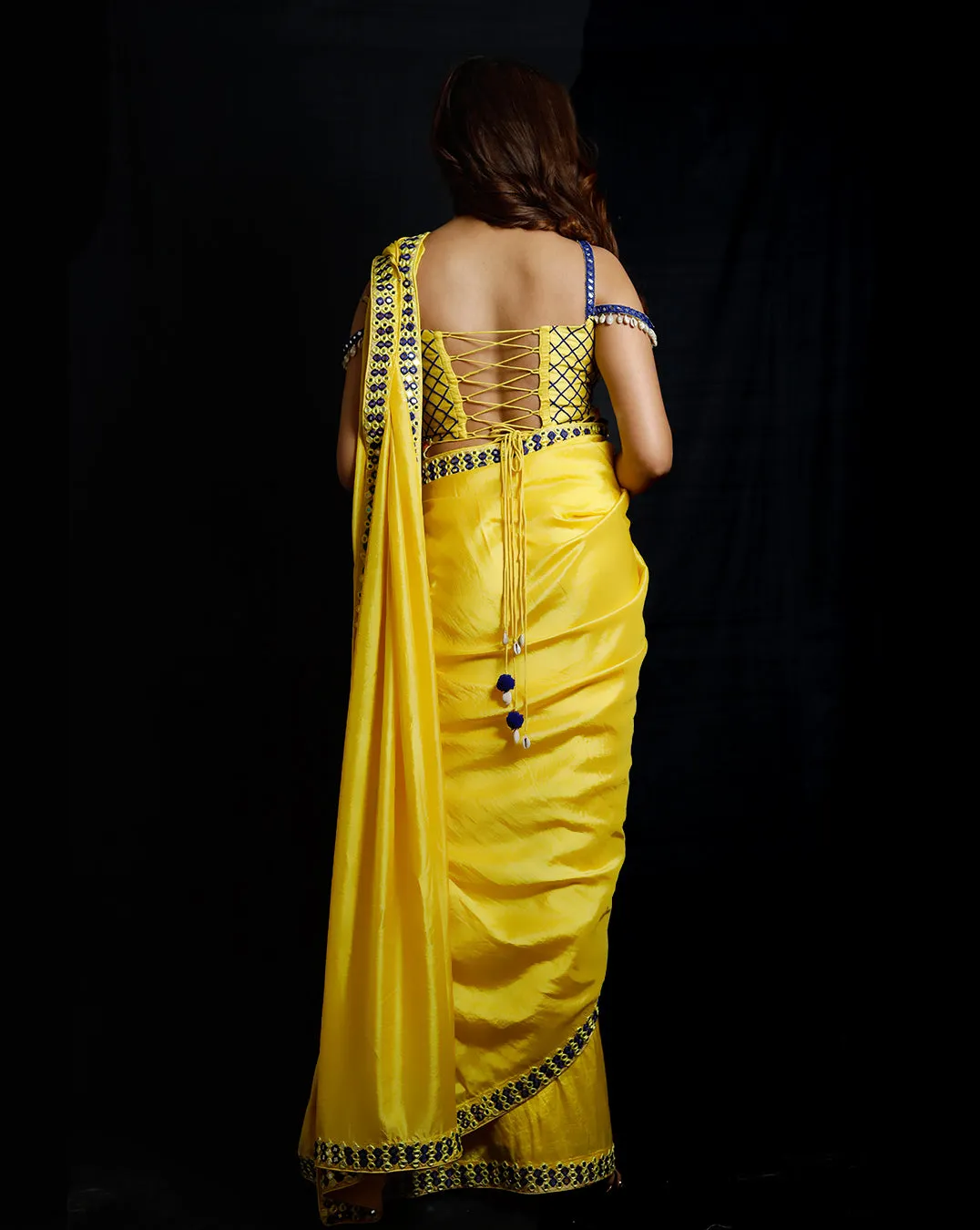 The Phoolon ki Haldi Sari