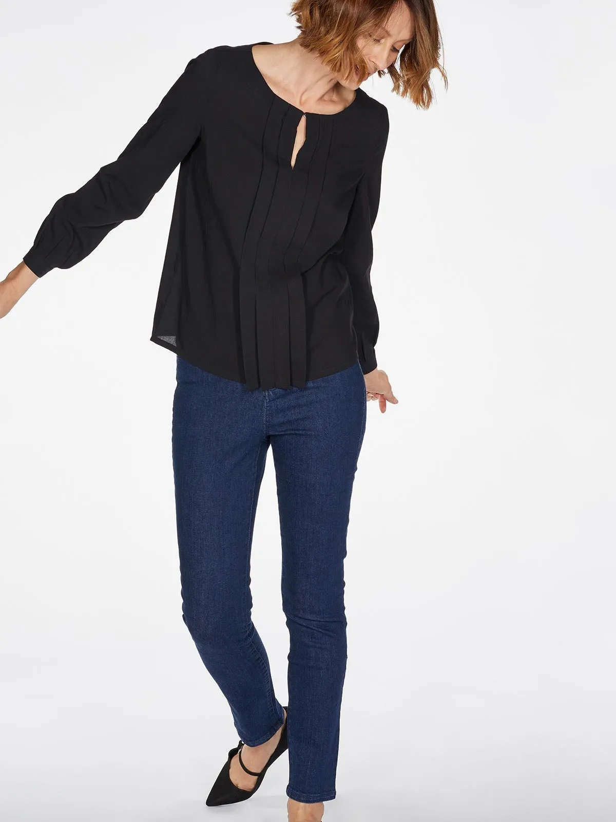 Thought Black Blouse