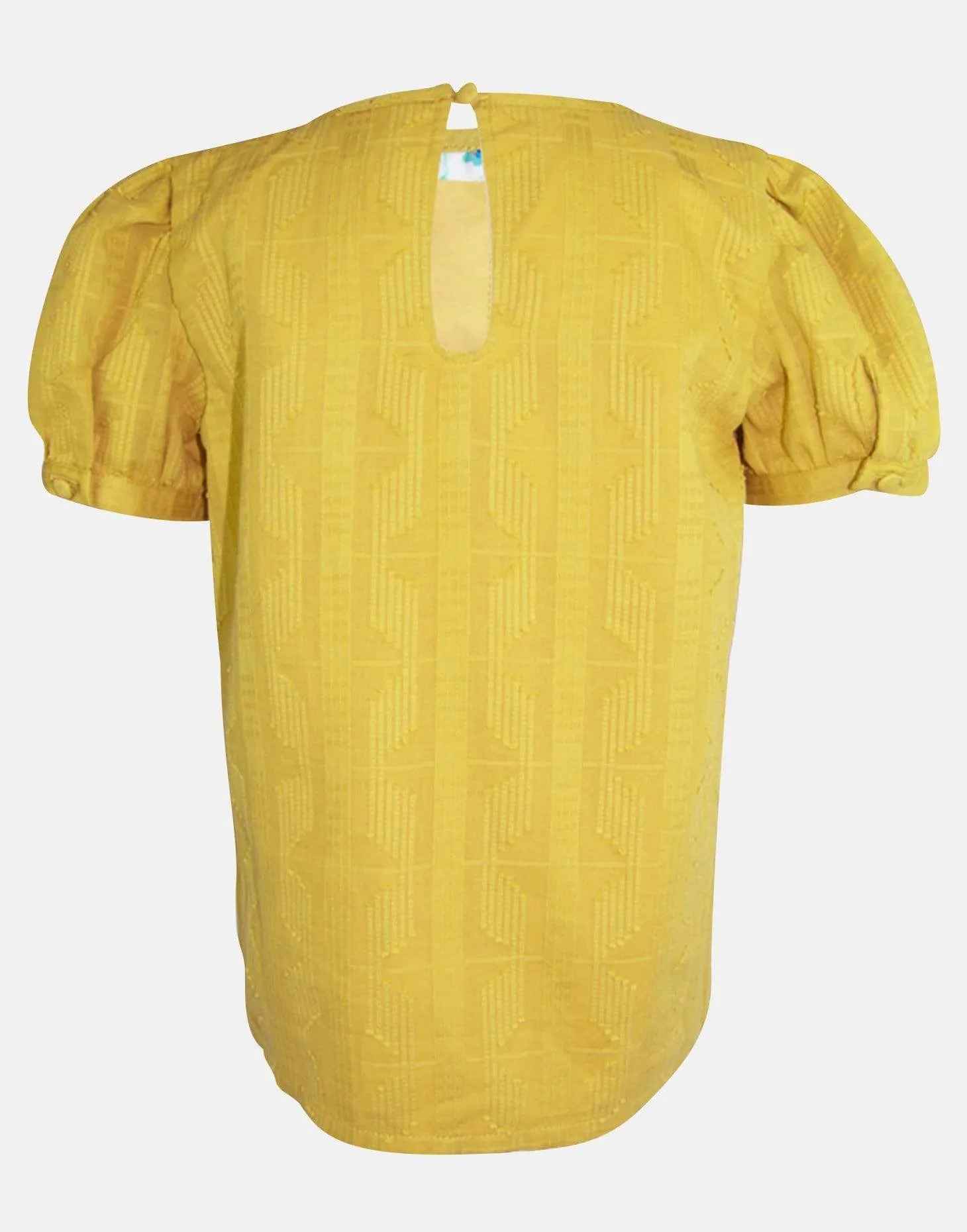 Tilly: Peridot frill blouse