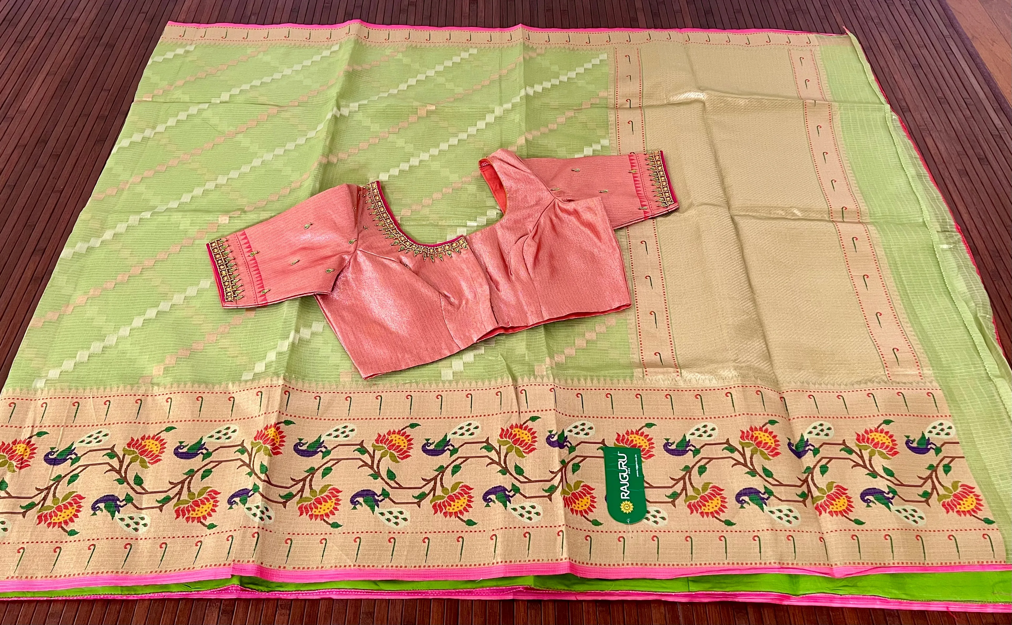 Tissue Kota silk saree