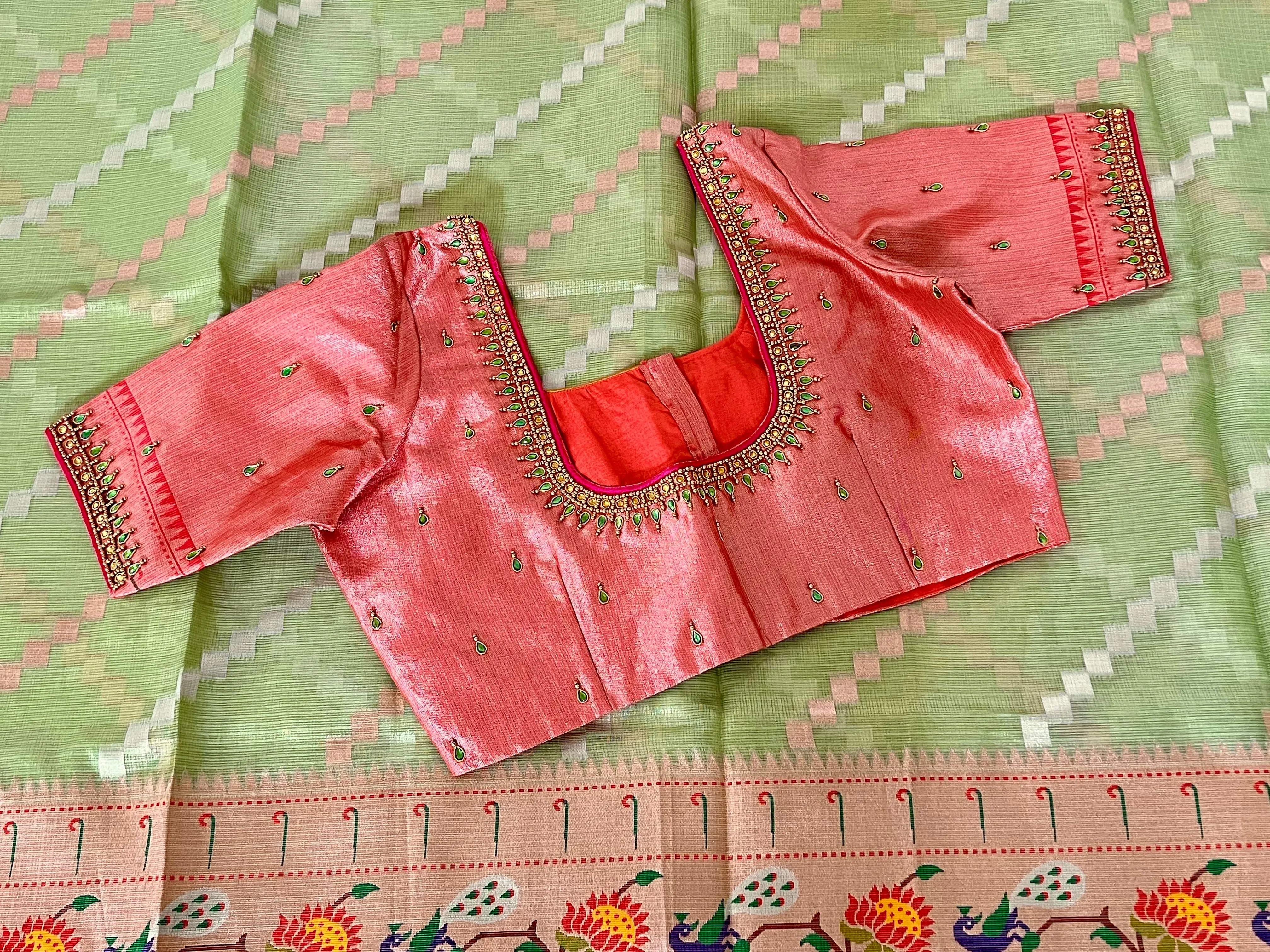 Tissue Kota silk saree