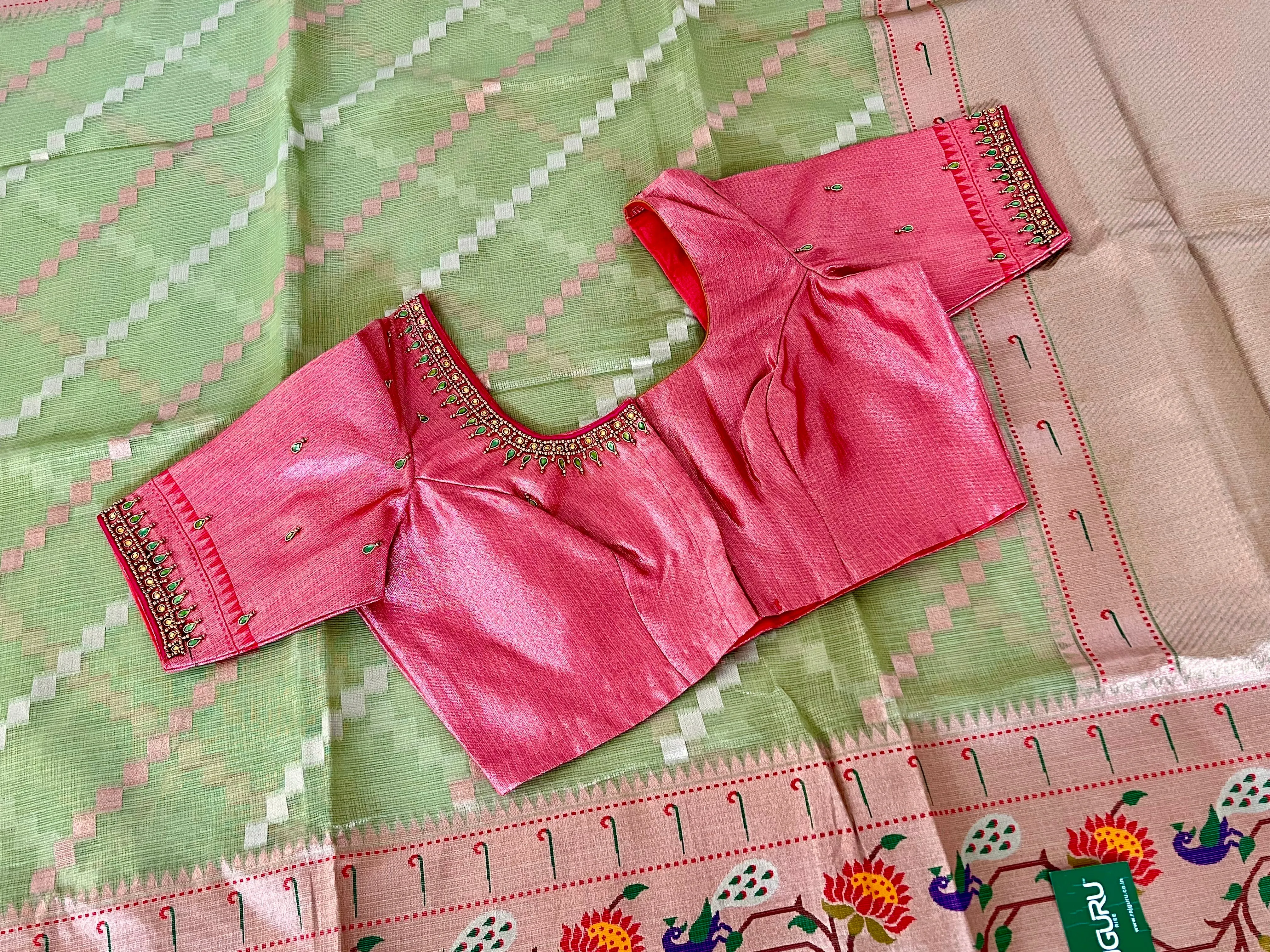 Tissue Kota silk saree