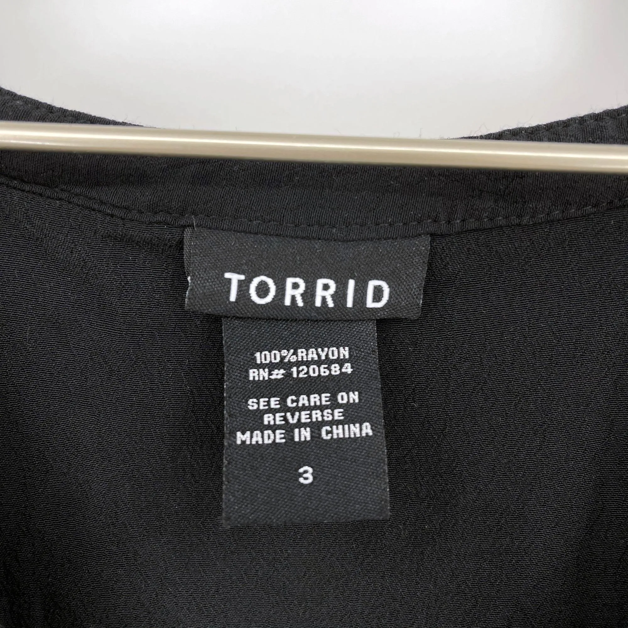 Torrid Black Grommet Lace Up Tank Top Blouse