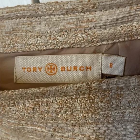Tory Burch beige pencil skirt