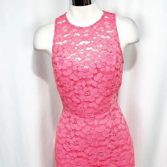 Trina Turk Philo Floral Lace Sheath Dress pink size 2