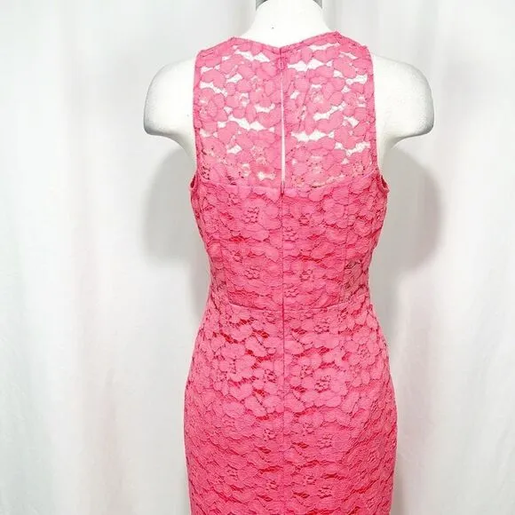 Trina Turk Philo Floral Lace Sheath Dress pink size 2