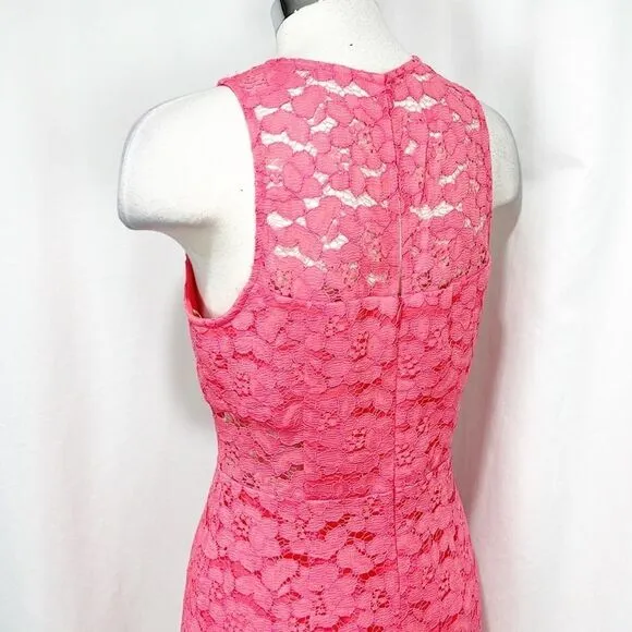 Trina Turk Philo Floral Lace Sheath Dress pink size 2