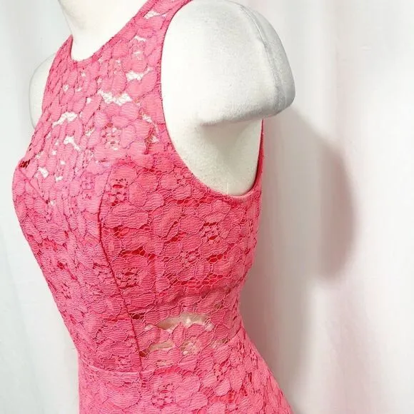 Trina Turk Philo Floral Lace Sheath Dress pink size 2