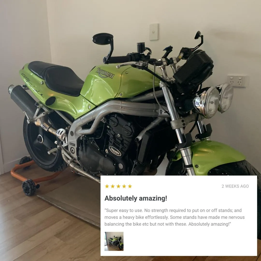Triumph Front and Rear Motorcycle Stands