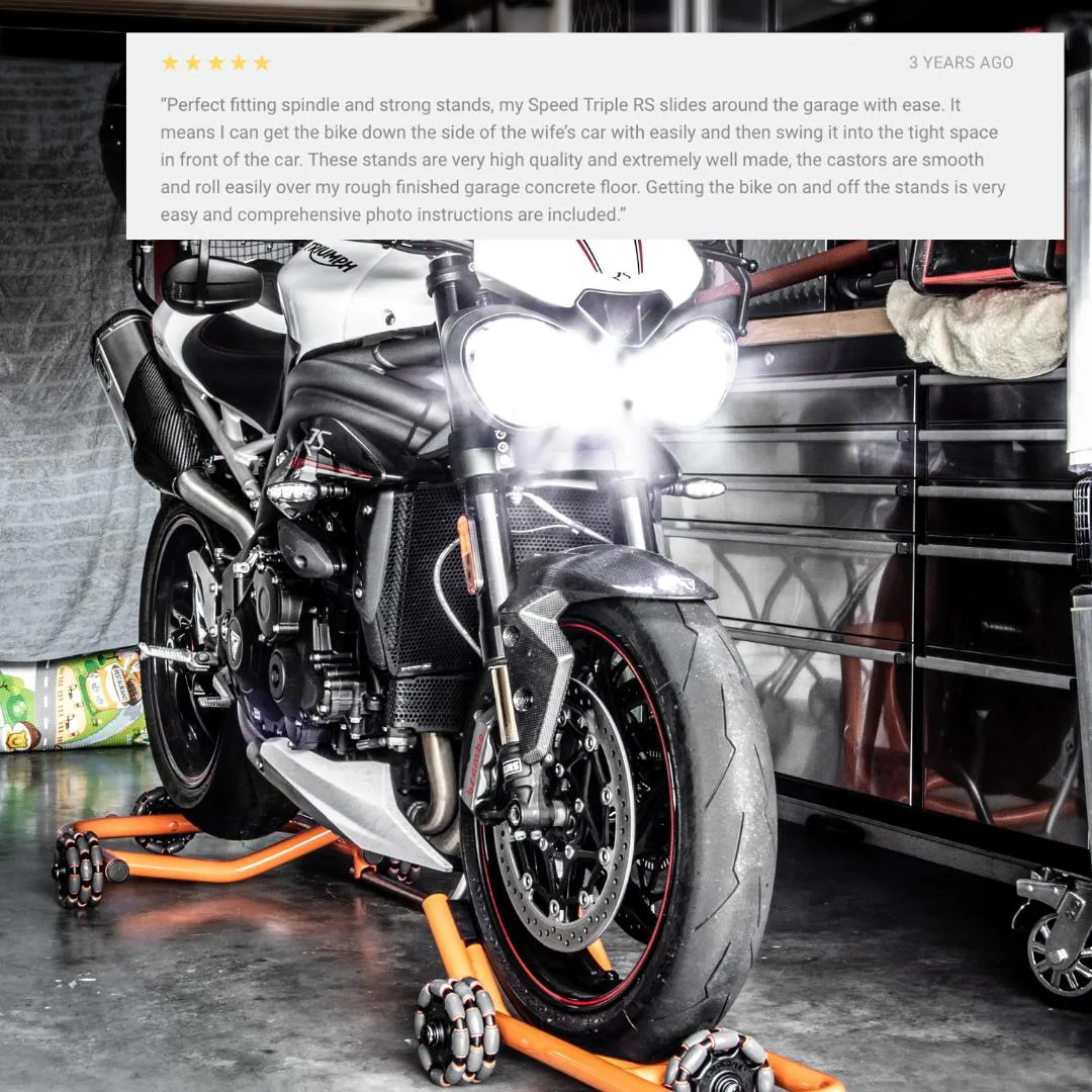 Triumph Front and Rear Motorcycle Stands