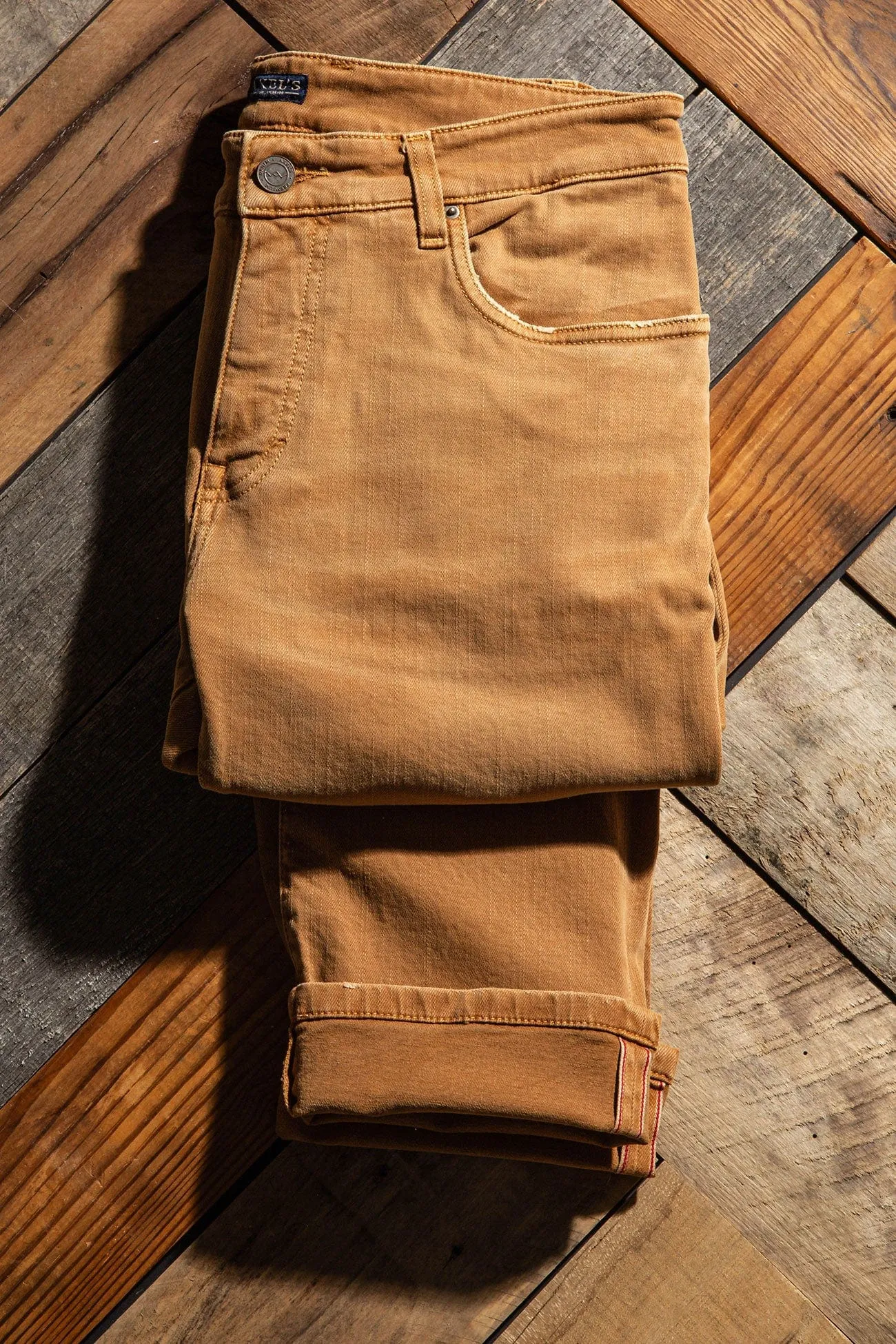 Tucson Selvedge Denim In Gold