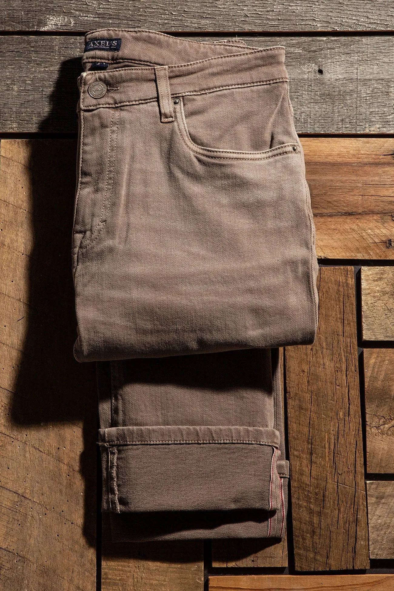 Tucson Selvedge Denim In Tortora