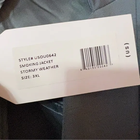 Universal Standard | NWT Smoking Jacket Blazer Stormy Weather Grey Size 3XL