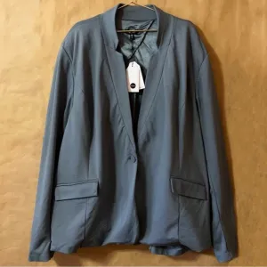 Universal Standard | NWT Smoking Jacket Blazer Stormy Weather Grey Size 3XL