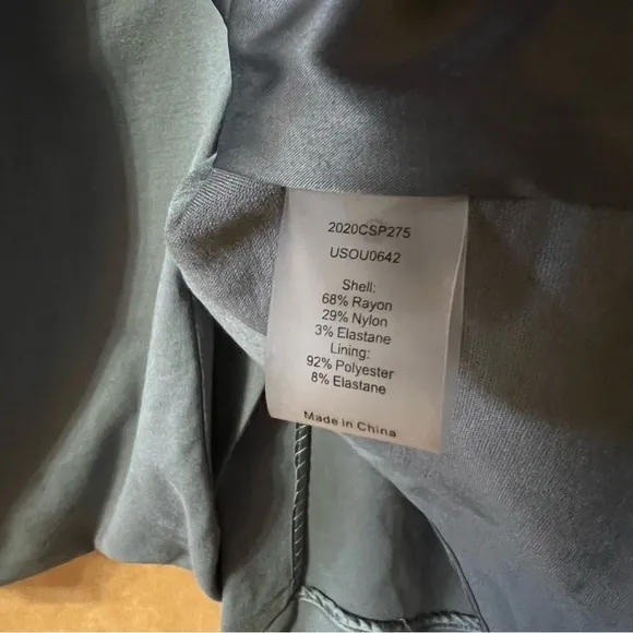 Universal Standard | NWT Smoking Jacket Blazer Stormy Weather Grey Size 3XL
