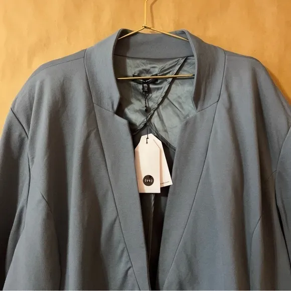 Universal Standard | NWT Smoking Jacket Blazer Stormy Weather Grey Size 3XL