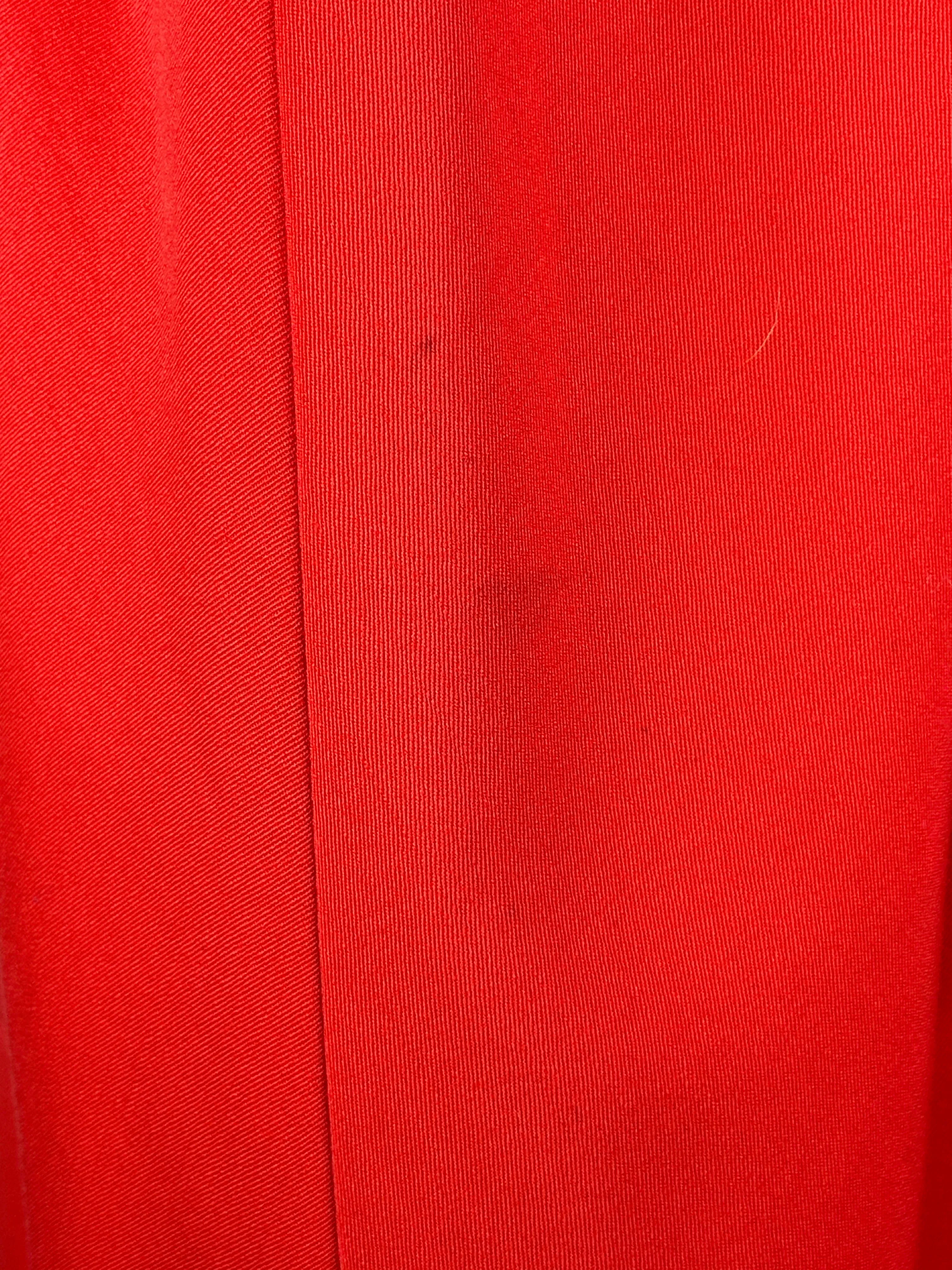 VALENTINO Boutique 90s Candy Red Gabardine Jacket • Small