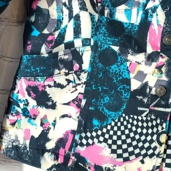 Vero Moda  Made in Italy Fun Funky Wearable Art Michelangelo Blazer Jacket🇮🇹