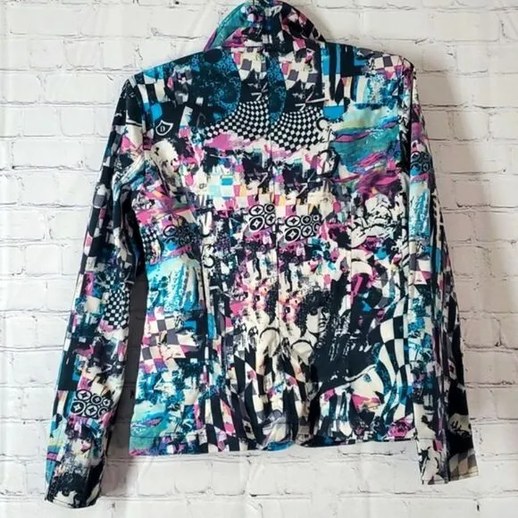 Vero Moda  Made in Italy Fun Funky Wearable Art Michelangelo Blazer Jacket🇮🇹