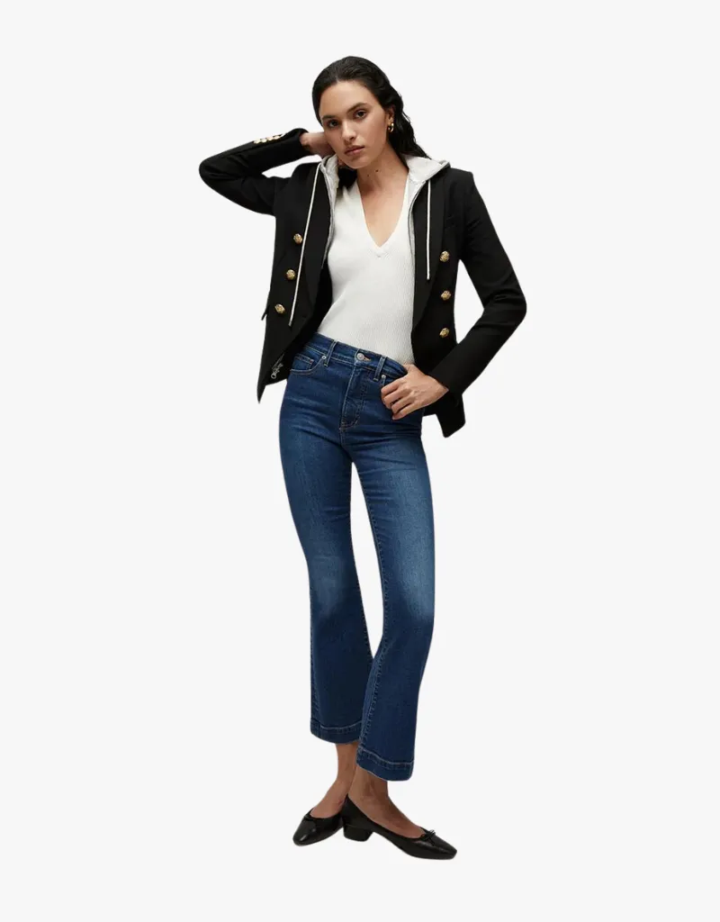 Veronica Beard Miller Dickey Jacket in Black & Gold