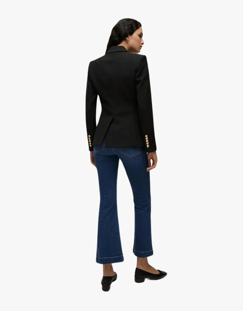 Veronica Beard Miller Dickey Jacket in Black & Gold