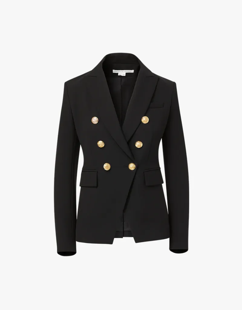 Veronica Beard Miller Dickey Jacket in Black & Gold