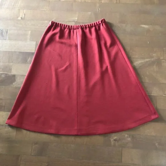 Vintage 70's 3 piece Donna Louise blouse, skirt and top size 16