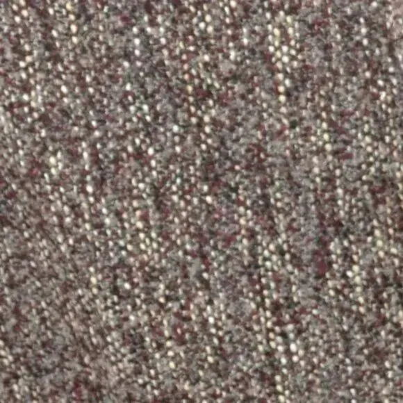 Vintage Talbots Gray &amp; Aubergine Purple Fringe Boucle Weave Tweed Pencil Skirt 4