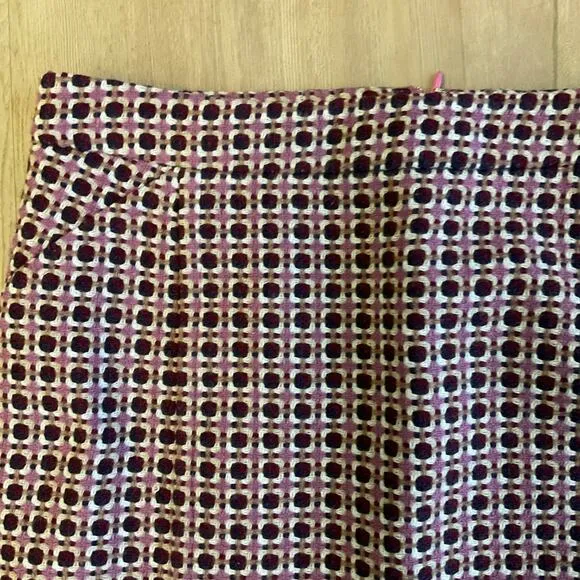 VTG Y2K Body by Victoria Button Pencil Skirt  pink tweed office siren sexy sz 2
