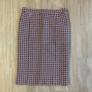 VTG Y2K Body by Victoria Button Pencil Skirt  pink tweed office siren sexy sz 2