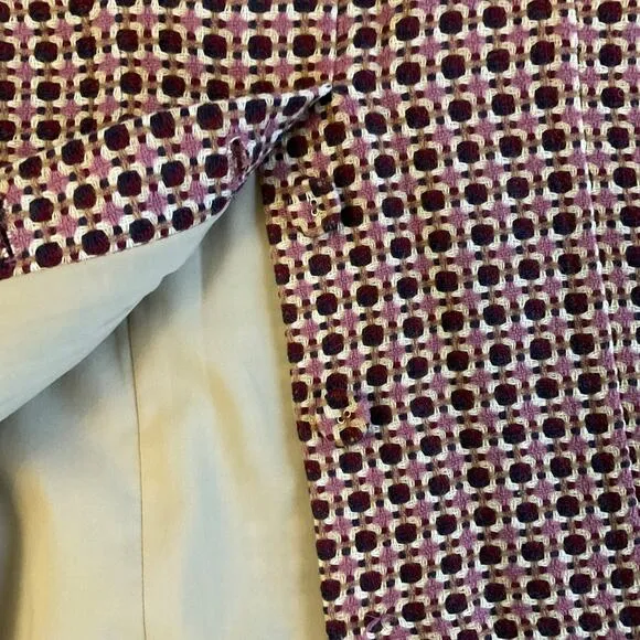 VTG Y2K Body by Victoria Button Pencil Skirt  pink tweed office siren sexy sz 2