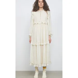 W ROTATES Barbara Dress - Vanilla